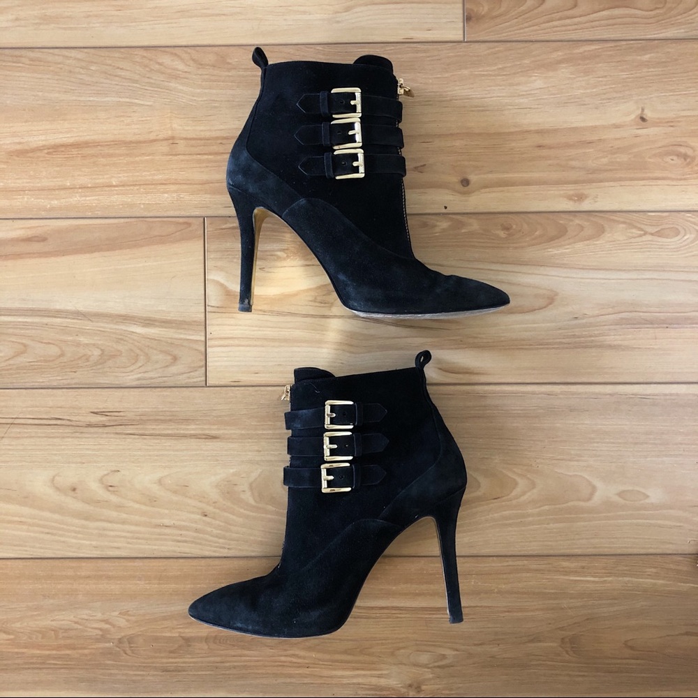 Michael Kors suede stiletto booties